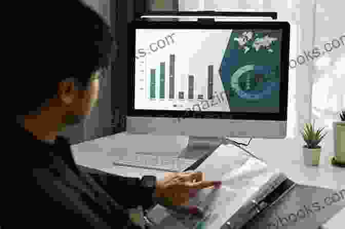 A Businessman Looking At A Computer Screen With A Graph Showing A Sharp Increase In Leads. Lead Generation Machine: How To Make Your Business Boom By Profiting From Unstoppable Internet Leads 24/7