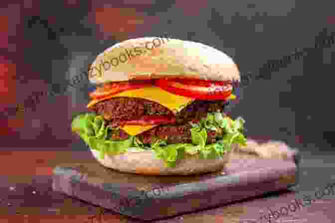 A Classic American Hamburger With A Juicy Beef Patty, Cheese, Lettuce, And Tomato Enjoy World Cuisine: A Collection Of Delicious World Dishes That You Should Try: Cookbooks Of Delicious Dishes From Around The World