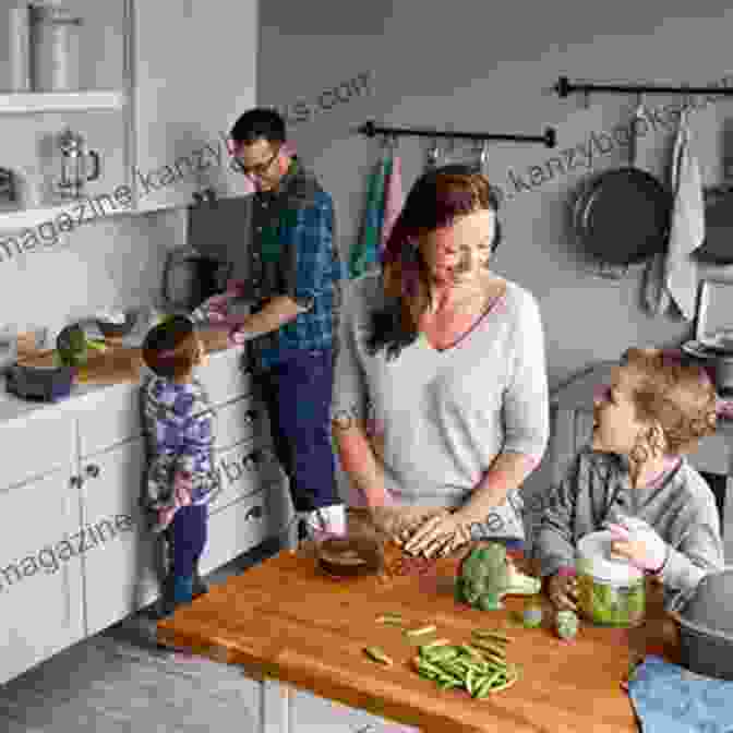 A Group Of People Cooking And Laughing Together In A Kitchen How To Happy Holiday Cooking With Family: Whole Recipes For Thanksgiving And Christmas Celebration Meals Dishes And Recipes For The Whole Family