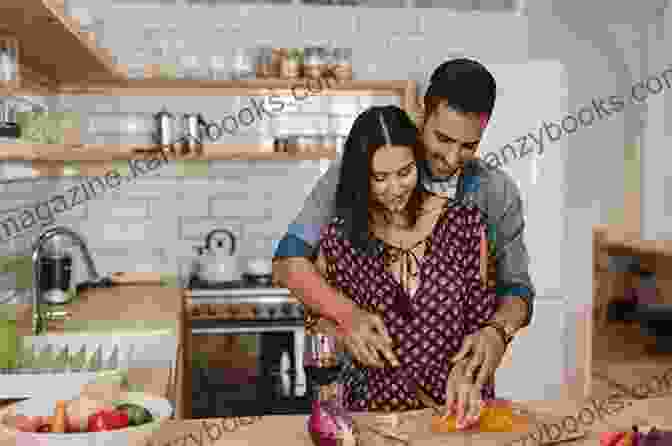 A Happy Vegan Couple Cooking Together In Their Kitchen. The Wild Vegan Cookbook: A Forager S Culinary Guide (In The Field Or In The Supermarket) To Preparing And Savoring Wild (And