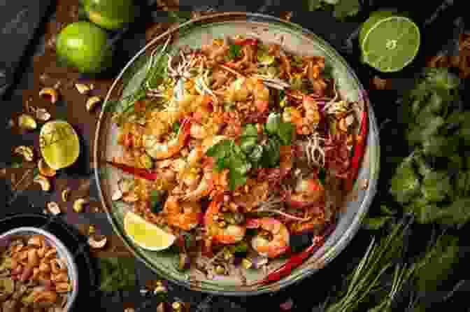 A Heaping Plate Of Pad Thai, Showcasing Its Vibrant Colors, Tender Noodles, And An Array Of Fresh Ingredients. Floyd S Thai Food Keith Floyd