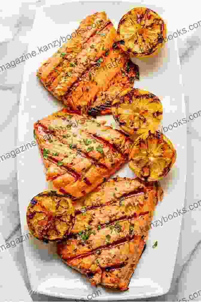 A Mouthwatering Grilled Salmon Fillet With Lemon And Herbs On A Rustic Wooden Board Saving Dinner The Low Carb Way: Healthy Menus Recipes And The Shopping Lists That Will Keep The Whole Family At The Dinner Table: A Cookbook