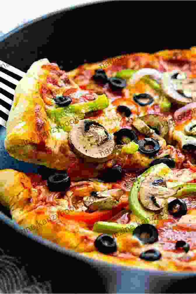 A Mouthwatering Pizza With A Crispy Crust, Topped With Melted Cheese, Pepperoni, And Bell Peppers Enjoy World Cuisine: A Collection Of Delicious World Dishes That You Should Try: Cookbooks Of Delicious Dishes From Around The World