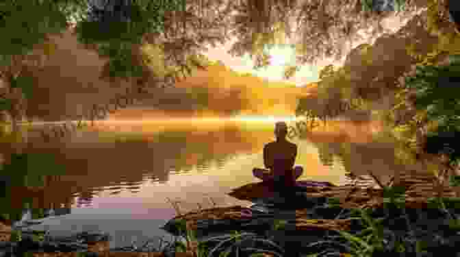 A Person Meditating In A Serene Setting, Surrounded By Nature. The Sikh View On Happiness: Guru Arjan S Sukhmani