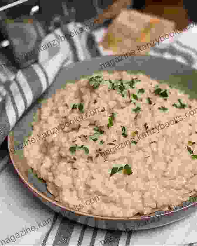 A Plate Of Creamy Risotto, A Staple Dish In Piemonte The Wines And Foods Of Piemonte