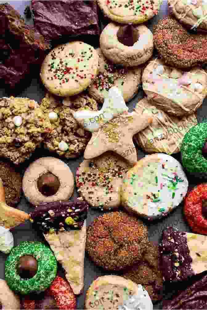 A Plate Of Freshly Baked Christmas Cookies In Various Shapes And Sizes 4 Ingredients Christmas: Recipes For A Simply Yummy Holiday