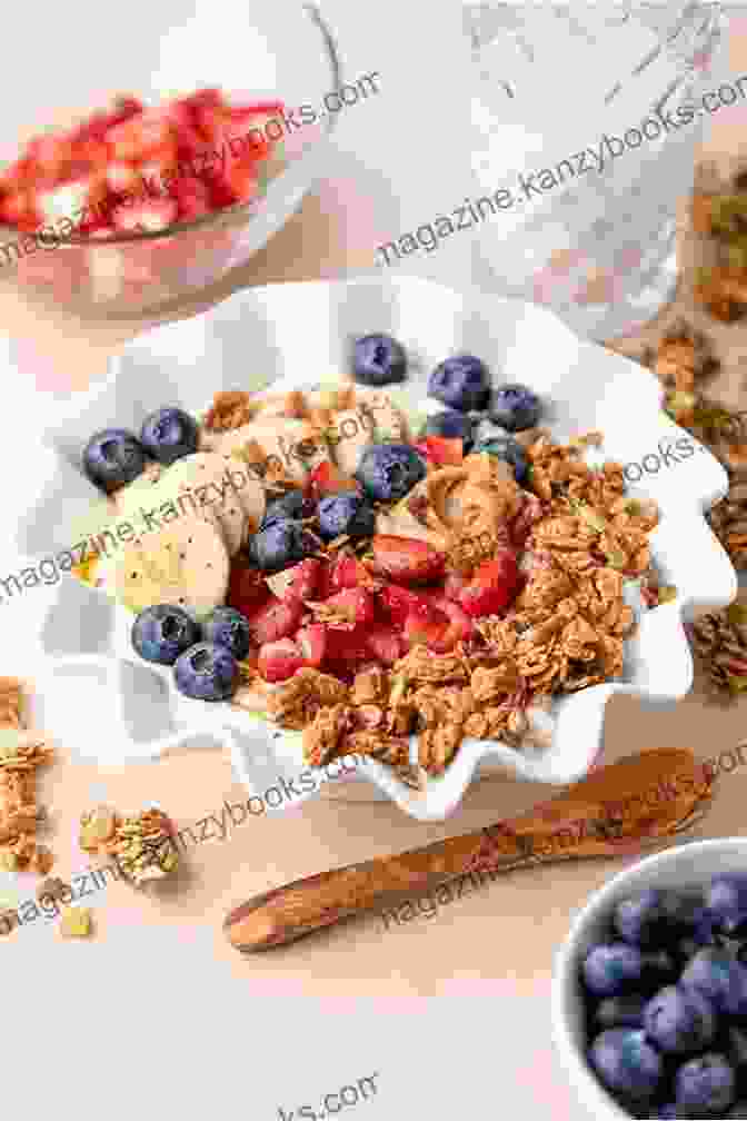 A Vibrant Bowl Filled With Fresh Fruits, Granola, And Nuts, Representing The Wholesome Approach Of Clean Eating. Super Easy Low Sugar Cooking For Everyone: 100 Delicious Low Sugar Low Carb Gluten Free Recipes For Eating Clean And Living Healthy