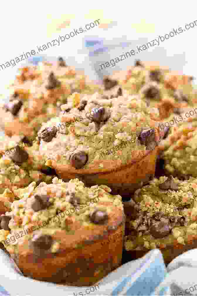 Basket Filled With Freshly Baked, Fluffy Banana Muffins Topped With Chocolate Chips And Walnuts Hello 365 Breakfast Recipes: Best Breakfast Cookbook Ever For Beginners French Toast Cookbook Banana Muffin Recipe Mashed Potato Cookbook Maple Syrup Make Ahead Breakfast Book 1