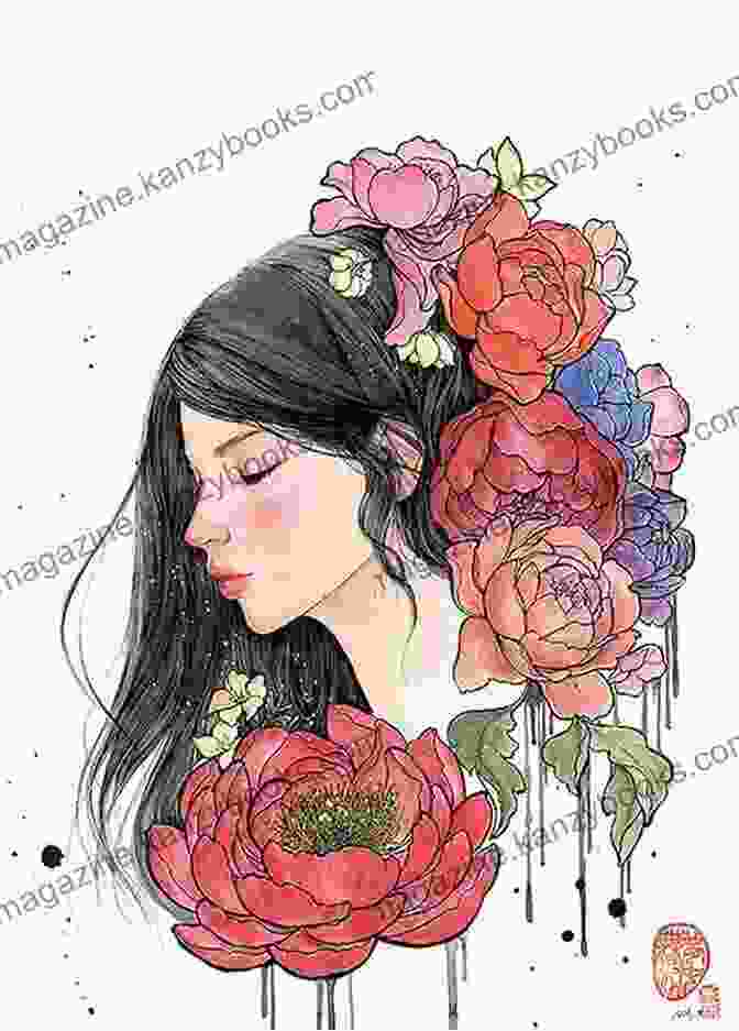 Book Cover Image Of Connected: Rose Lamatt, Featuring A Vibrant Depiction Of A Young Girl Surrounded By Ethereal Flowers And Glowing Stars. Connected Rose Lamatt