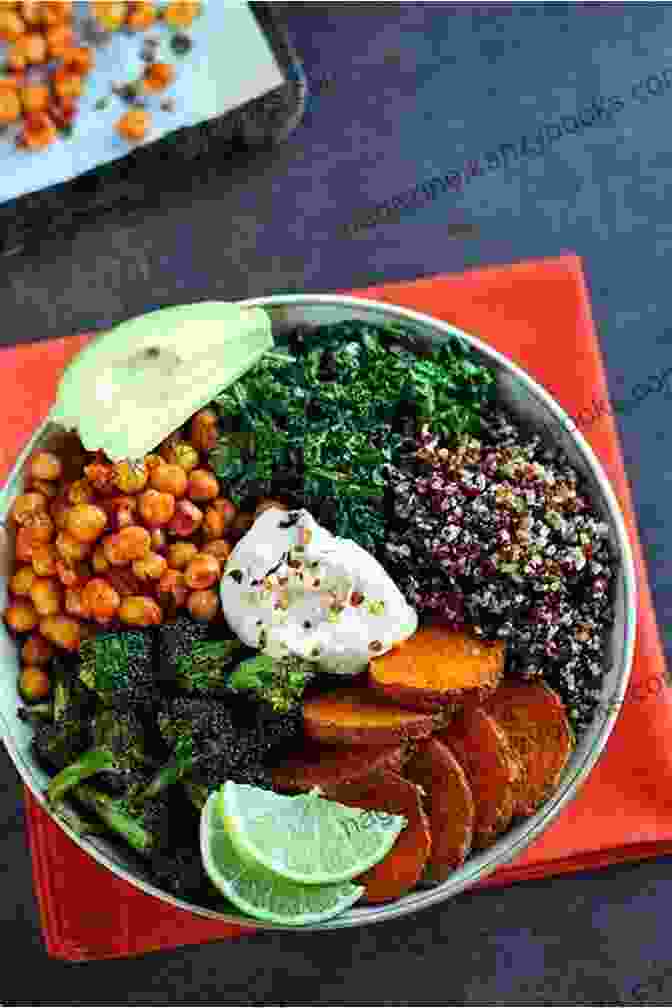 Colorful Vegetarian Dish Featuring Grilled Tofu, Quinoa, And Roasted Vegetables Bodybuilding 30 Minute Cookbook: Fast And Easy Recipes To Fuel Your Workouts