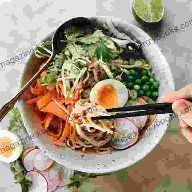 Enticing Bowl Of Noodle Soup With Vibrant Ingredients And Garnishes Noodle Soup: Recipes Techniques Obsession