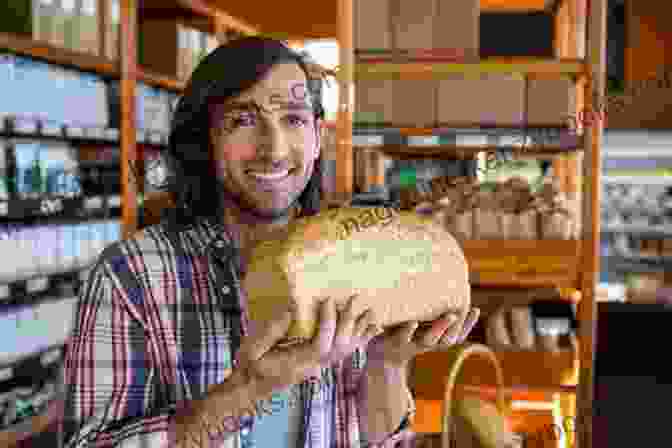 Image Of A Person Holding A Loaf Of Bread Made In A Bread Machine, Smiling EATING BETTER: Bread Machine Bread Making Recipes For A Healthy Gut Healthy You 2 Cookbook Set (bread Bread Makers Bread Machine Cookbook Bread Baking Bread Making Healthy Healthy Recipes)