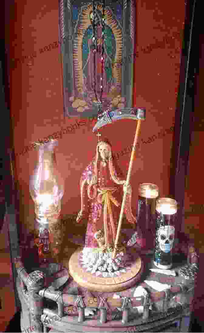 Image Of The Holy Death, A Revered Figure In Spiritual Practices. Of Prayers Santa Muerte: Novena Prayers And Pacts (Holy Death Collection 1)