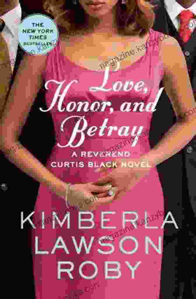 Love, Honor, And Betrayal Book Cover Featuring A Photograph Of Reverend Curtis Black In A Contemplative Pose, With A Blurred Background Of A Church And A Stormy Sky. Love Honor And Betray (A Reverend Curtis Black Novel 8)