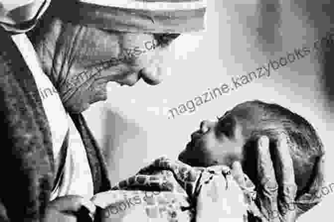 Mother Teresa Reaching Out To A Child In Need No Greater Love Mother Teresa