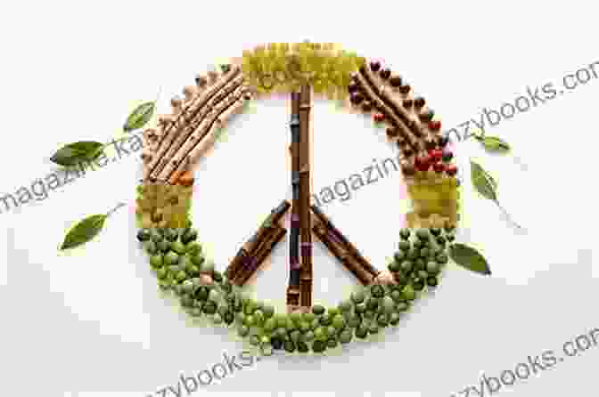 Peace Symbol Made Of Various Cuisines Recipes For Peace Vegan Cookbook Based On The Traditional Middle Eastern Cuisine Bilingual English And Arabic Recipe Delicious And Healthy Plant Based Cookbook And Low Fat Dishes