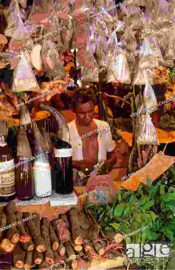 Photo Of A Vendor Selling Medicinal Herbs At A Market Growing And Marketing Ginseng Goldenseal And Other Woodland Medicinals: 2nd Edition