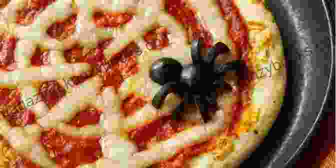 Pizza With A Spiderweb Design Halloween Recipes: 20 Scary Meals For Halloween For Cooking Solo