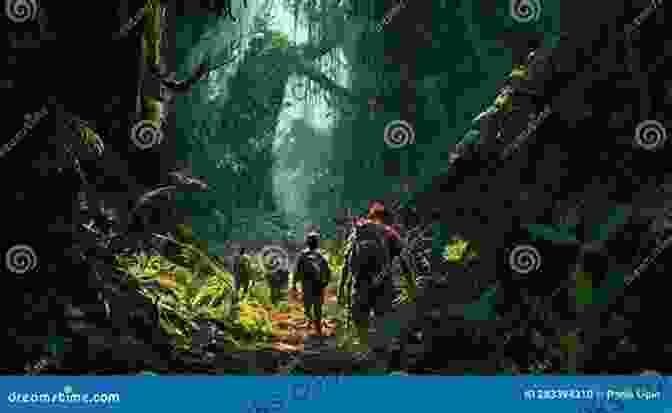 Vibrant Illustration Of The Adventurers Navigating Through A Dense And Mysterious Forest On Their Quest For The Goon. We Re Going On A Goon Hunt