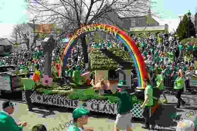 Vibrant St. Patrick's Day Parade With Colorful Floats And Enthusiastic Participants Happy St Patrick S Day: A High Contrast Baby For Newborns Black And White Pictures For 0 12 Months St Patrick S Day And Irish Themed 35 Pages (St Patrick S Day Books)