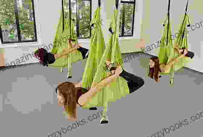 Woman Practicing Restorative Aerial Yoga In A Hammock Embrace Your Light: A 30 Day Guide To Restorative Aerial Yoga