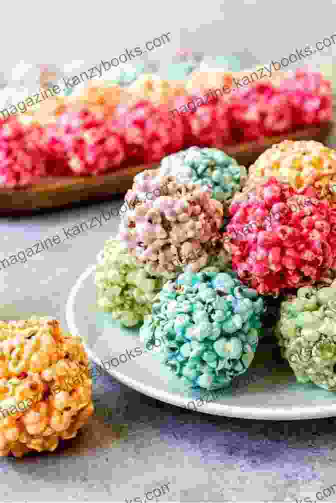 Yellow, Orange, And White Popcorn Balls Halloween Recipes: 20 Scary Meals For Halloween For Cooking Solo