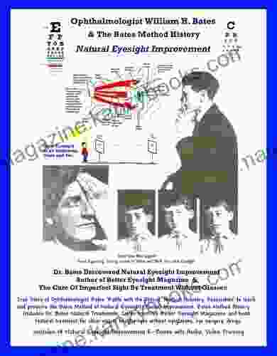 Ophthalmologist William H Bates The Bates Method History Natural Eyesight Improvement: with 14 E Better Eyesight Magazine